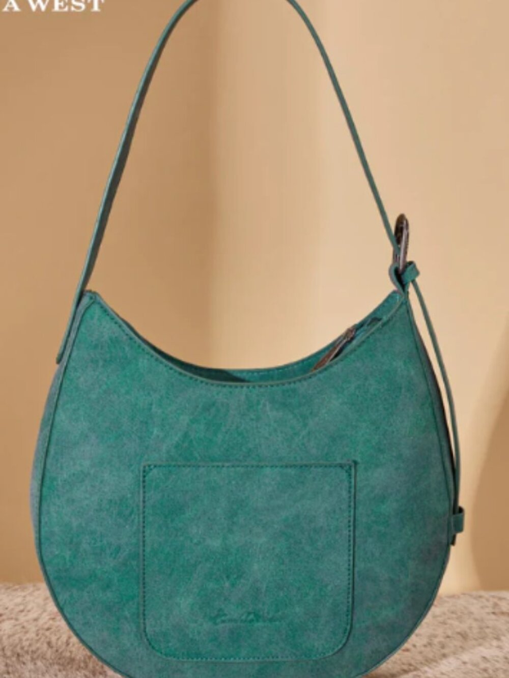 Montana West Turquoise Aztec Hobo Shoulder Bag Western Purse NWT - Picture 2 of 4